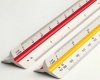 Architect scale ruler, 30cm